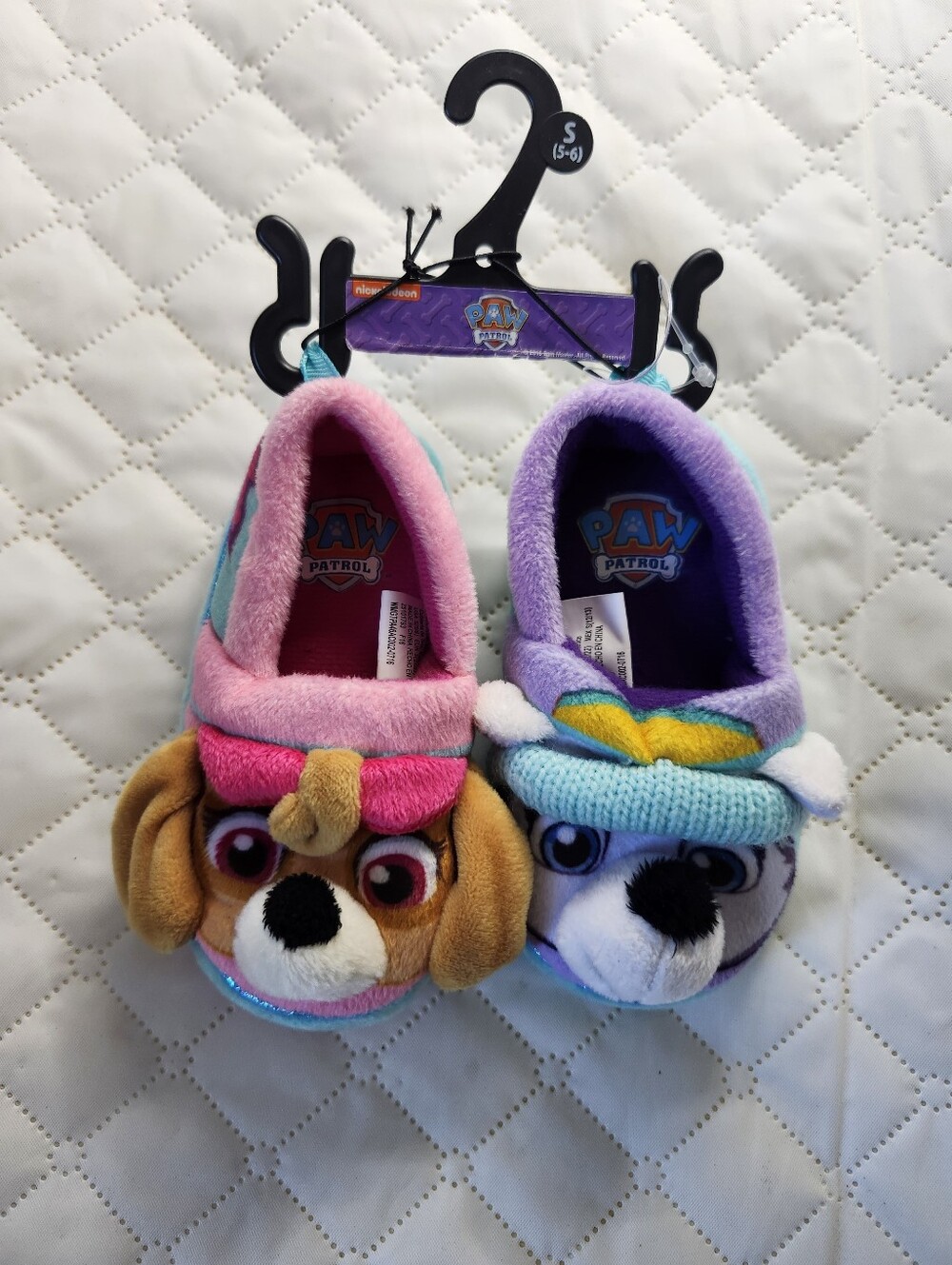 Paw Patrol Plush Character Slippers - Pink, Purple, Blue, Yellow, Brown